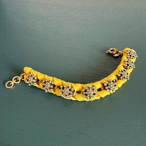 J.Crew Star Flower Wrapped Bracelet